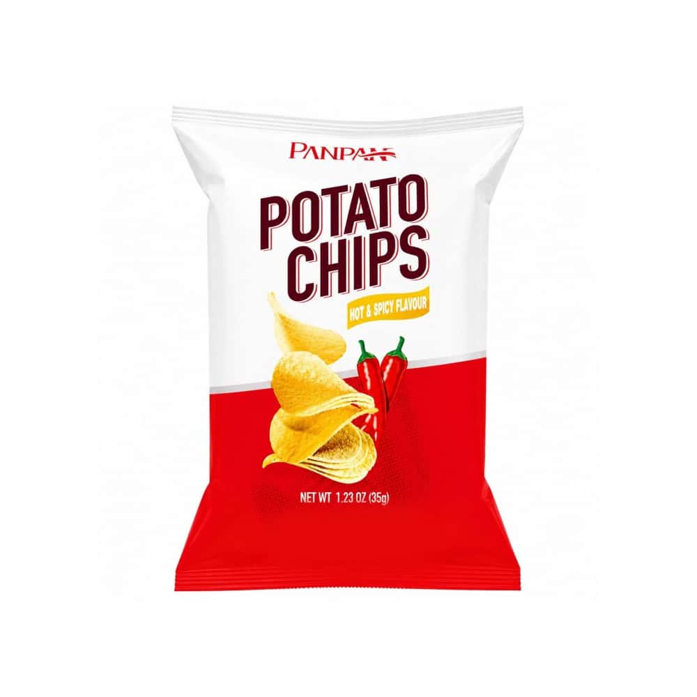 Papas fritas sabor picante y caliente Panpan (35 g / 1.23 oz) - Miniatura 1