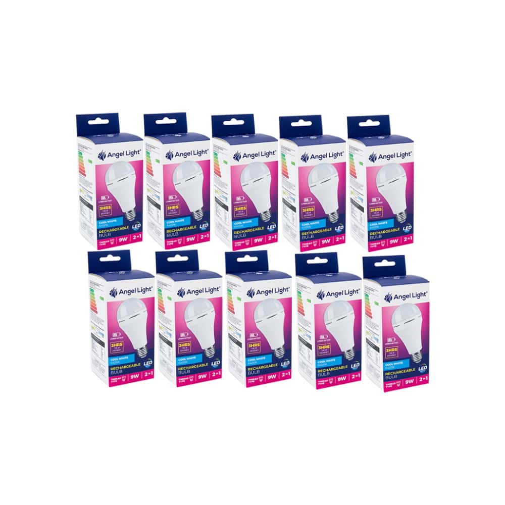 Bombillo recargable Led luz blanca 9 W Angel Light - Miniatura 1