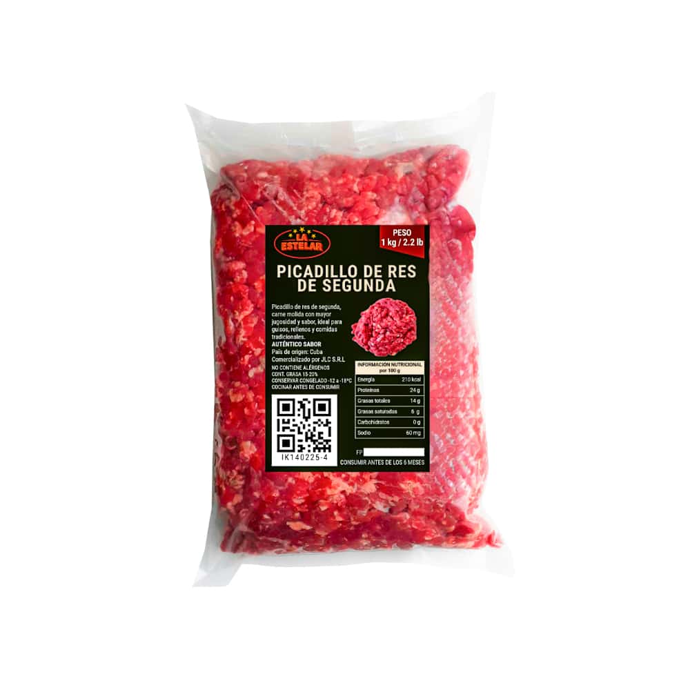 Picadillo de res de segunda La Estelar (1 kg / 2.2 lb) - Miniatura 3