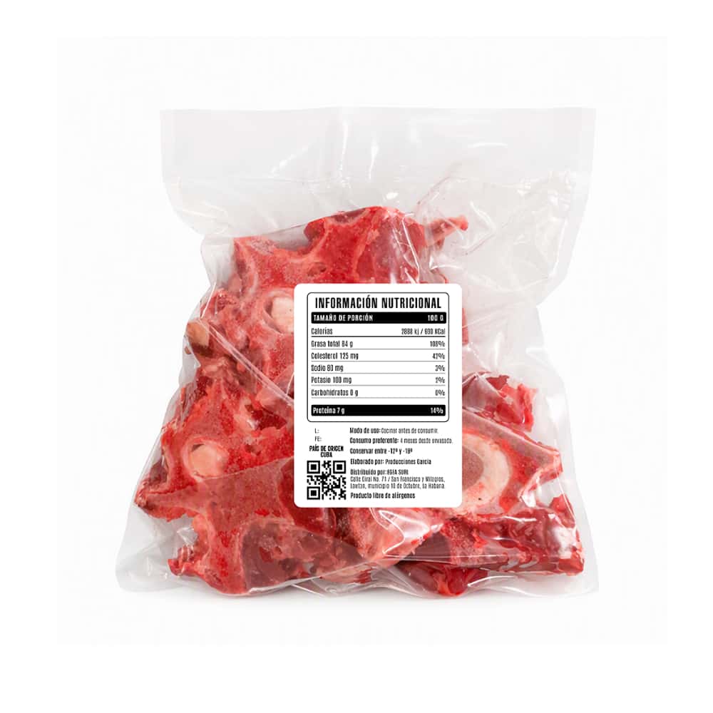 Hueso de cogote de res Cosecha Real (1.81 kg / 4 lb) - Miniatura 3