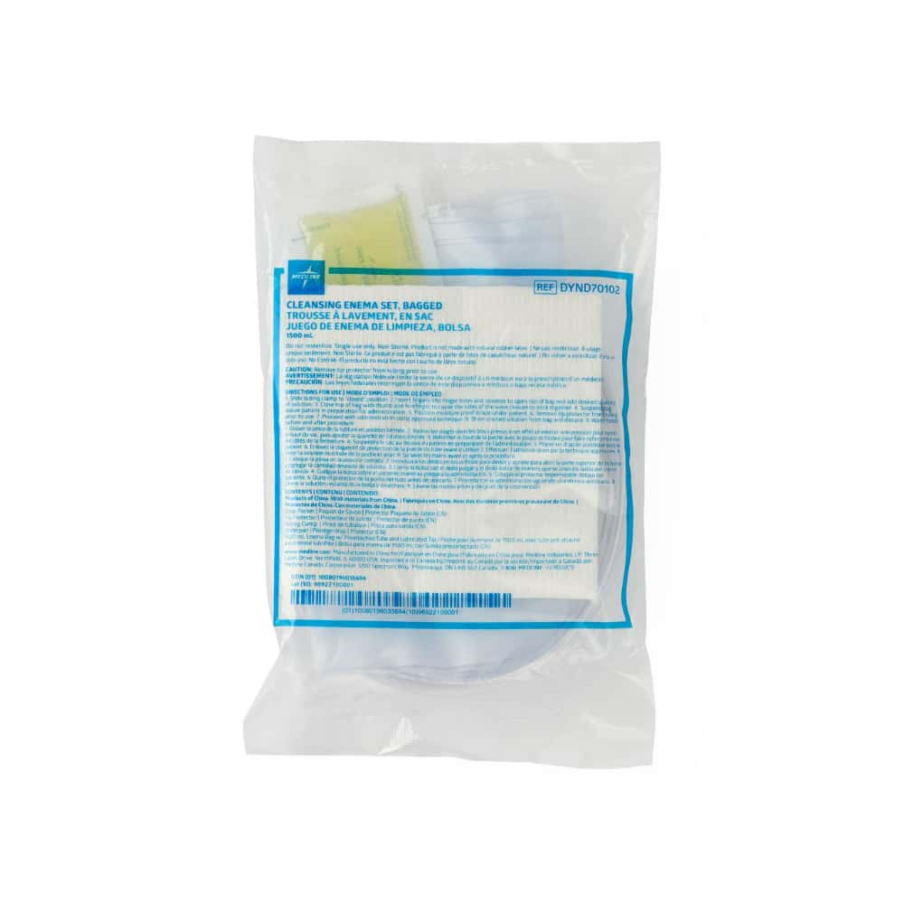 Juego de enema de limpieza Medline (1500 ml) - Miniatura 3