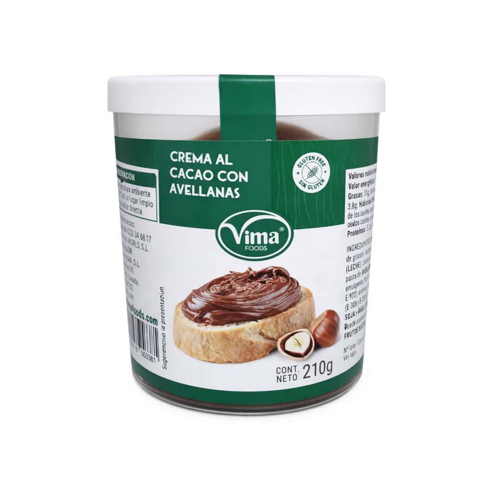 Crema de cacao con avellanas Vima Foods (210 g / 7.41 oz) - Miniatura 4