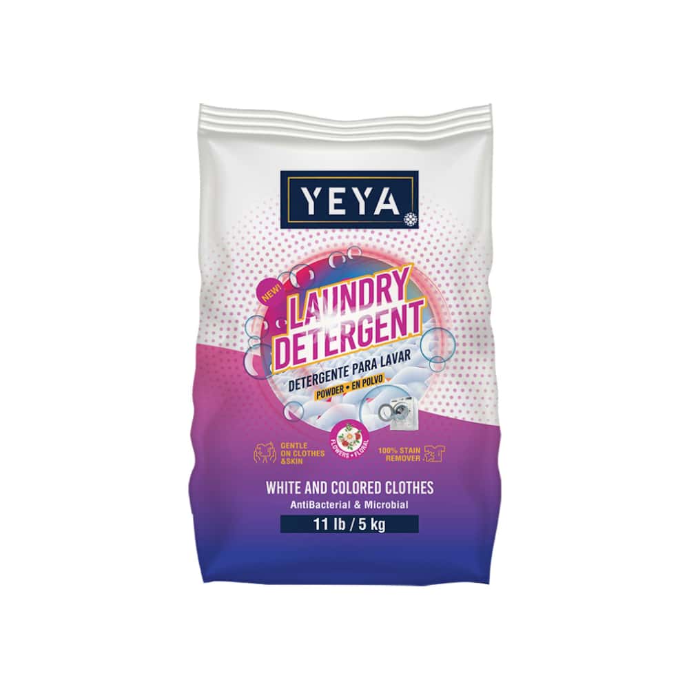 Detergente en polvo con aroma a flores YEYA (5 kg / 11 lb) - Miniatura 1