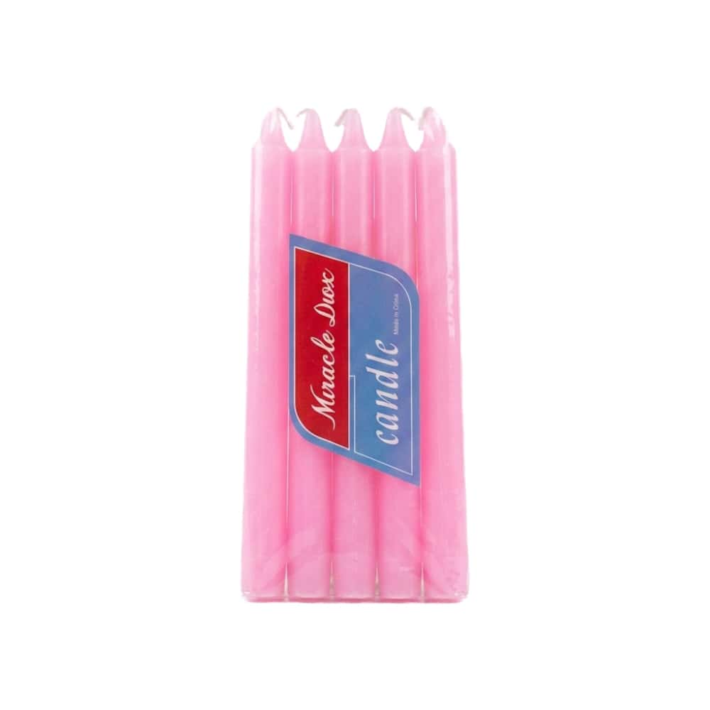 Velas color rosa Miracle Diox (10 U) - Miniatura 2