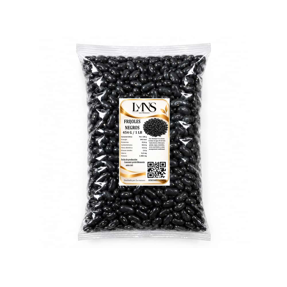 Frijoles negros Los Meneses (454 g / 1 lb) - Miniatura 1