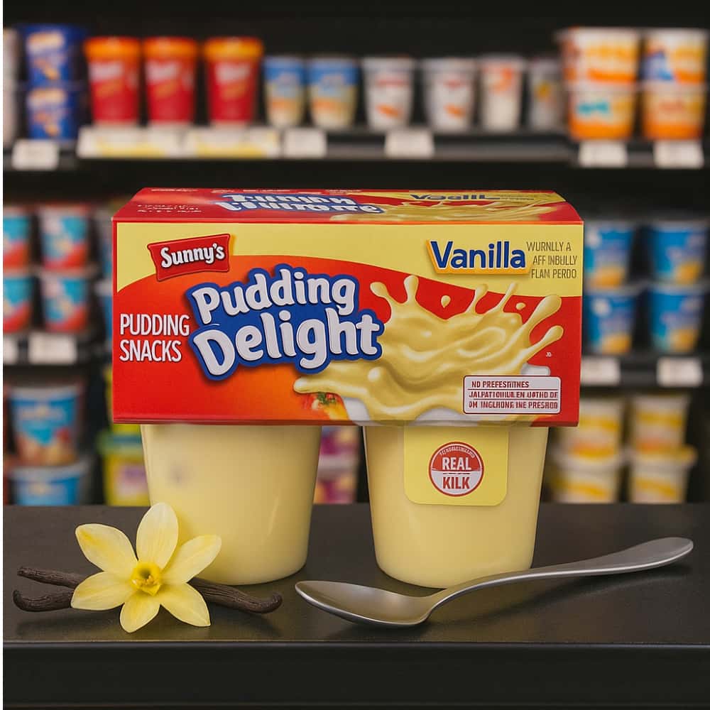 Natilla de vainilla Sunny's (4 x 92.1 g / 3.25 oz) - Miniatura 2