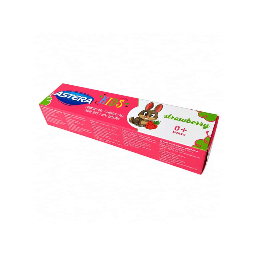 Pasta dental infantil sabor fresa 0+ años Astera (50 ml) - Miniatura 1