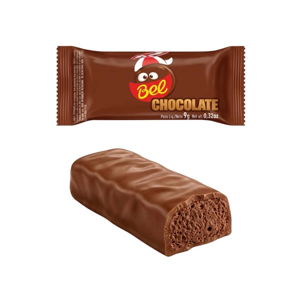 Bombón de chocolate relleno de crema de chocolate Bel (9 g / 0.32 oz) - Miniatura 1