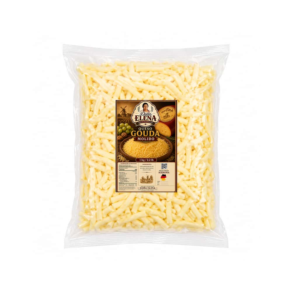 Queso gouda molido Doña Elena (1 kg / 2.2 lb) - Miniatura 1