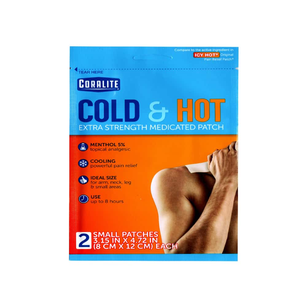 Parche medicado extrafuerte, frío y caliente Coralite (2 U) - Miniatura 1