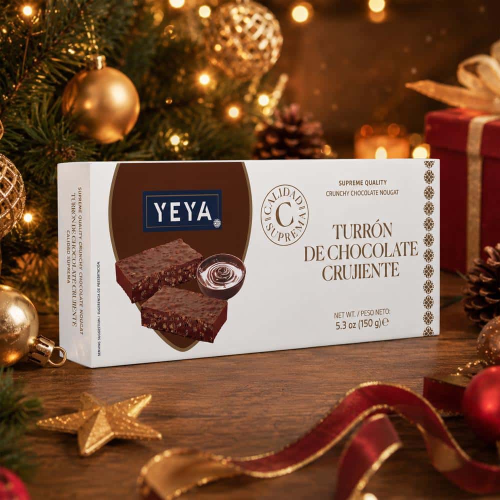 Turrón de chocolate crujiente Calidad suprema YEYA (150 g / 5.3 oz) - Miniatura 3