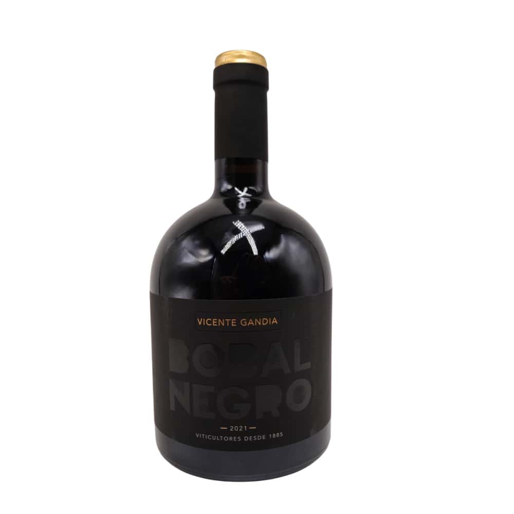 Vino tinto -Bobal Negro-Vicente Gandia (750 ml) - Miniatura 1