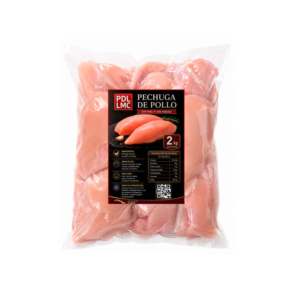 Pechuga de pollo sin piel y sin hueso PDL LMC (2 kg / 4.4 lb) - Miniatura 2