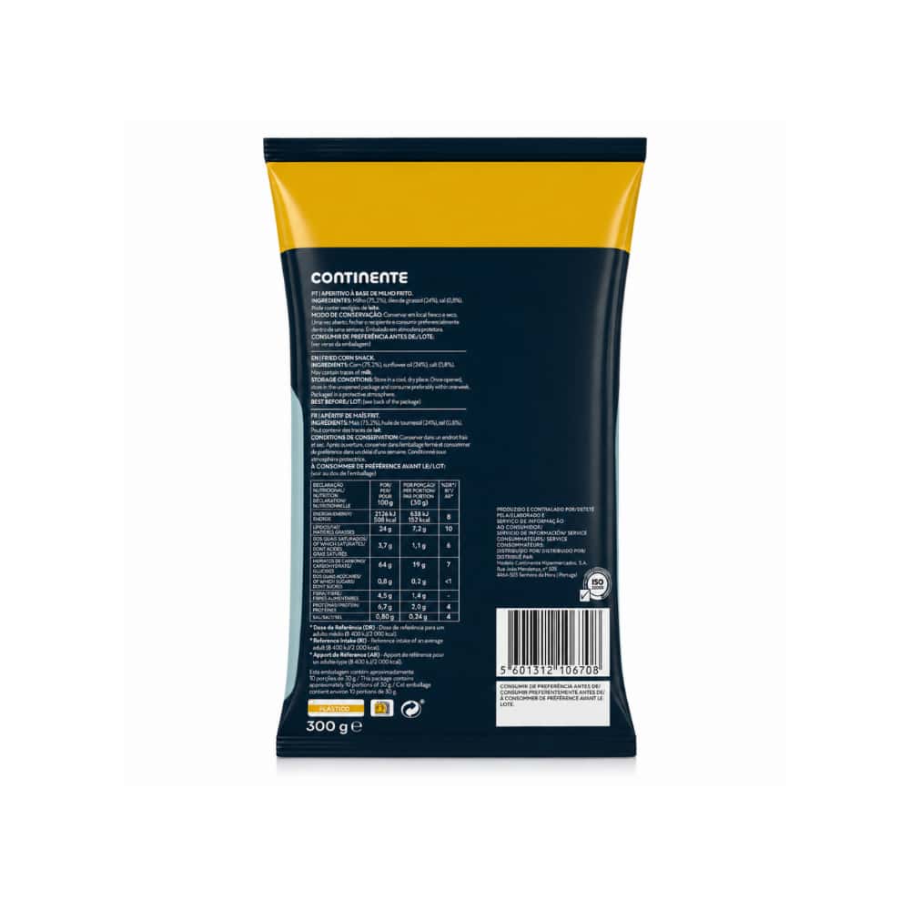 Nachos de maíz salados paquete económico Continente (300 g / 10.58 oz) - Miniatura 3