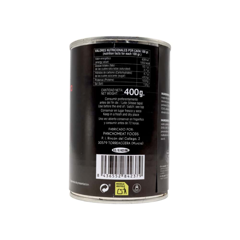 Spam fiambre cerdo picado Martínez Campera (400 g / 14.11 oz) - Miniatura 3