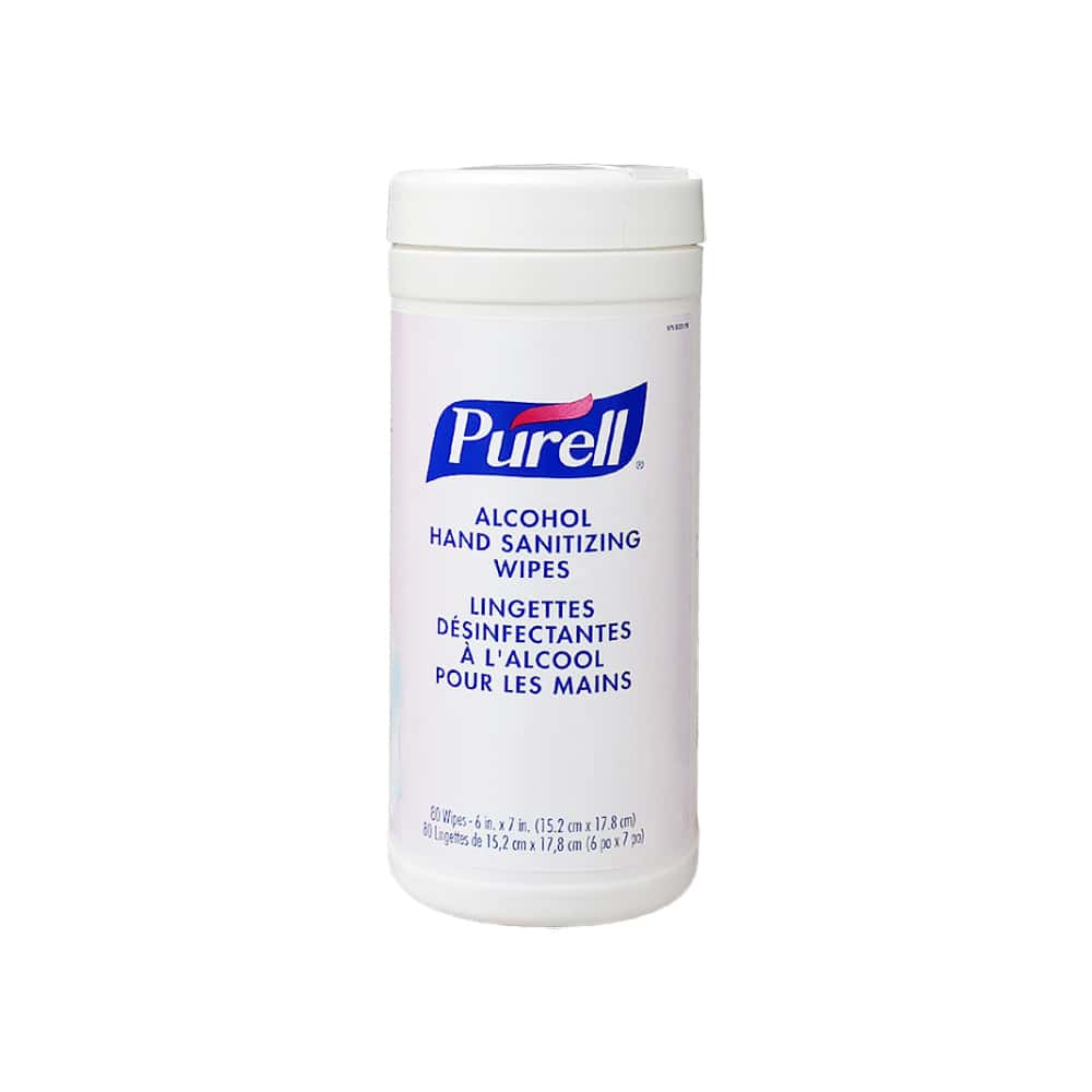 Toallitas desinfectantes de manos con alcohol Purell (5 x 80 U) - Miniatura 4