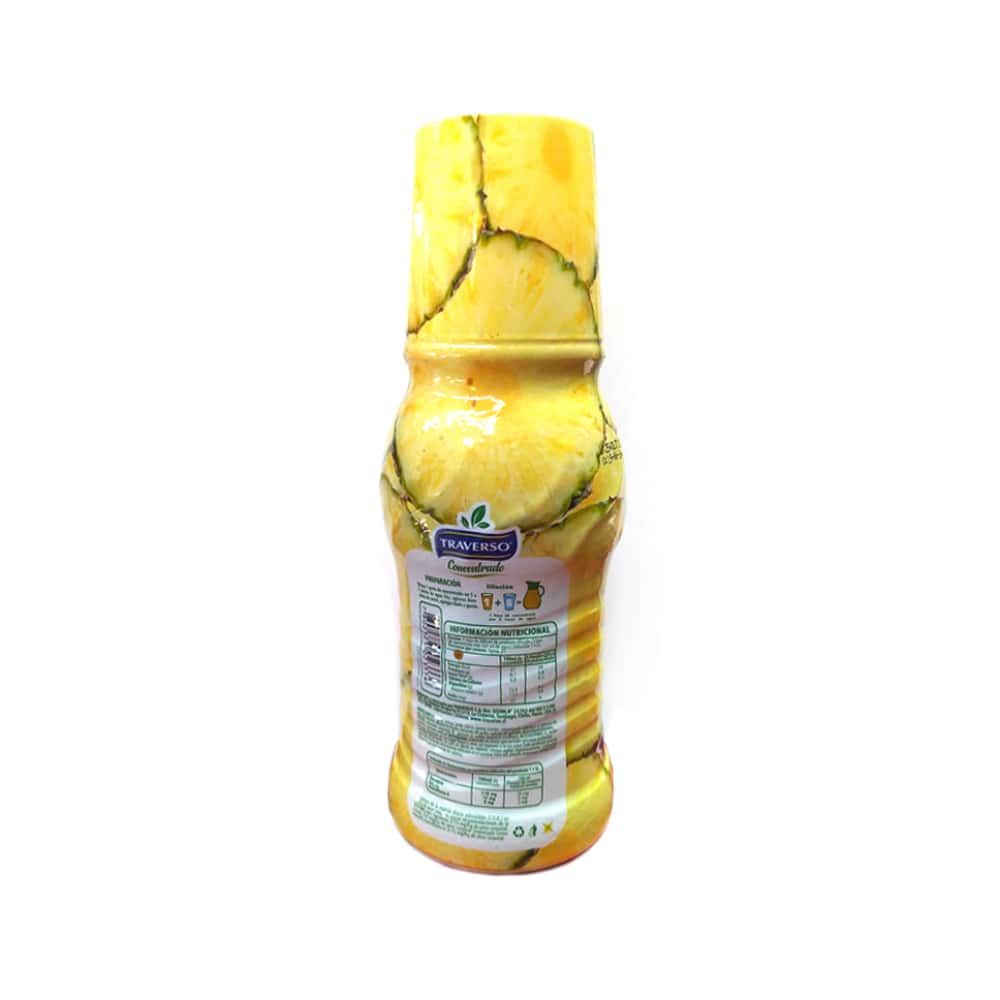 Jugo concentrado sabor piña Traverso (900 ml) - Miniatura 2