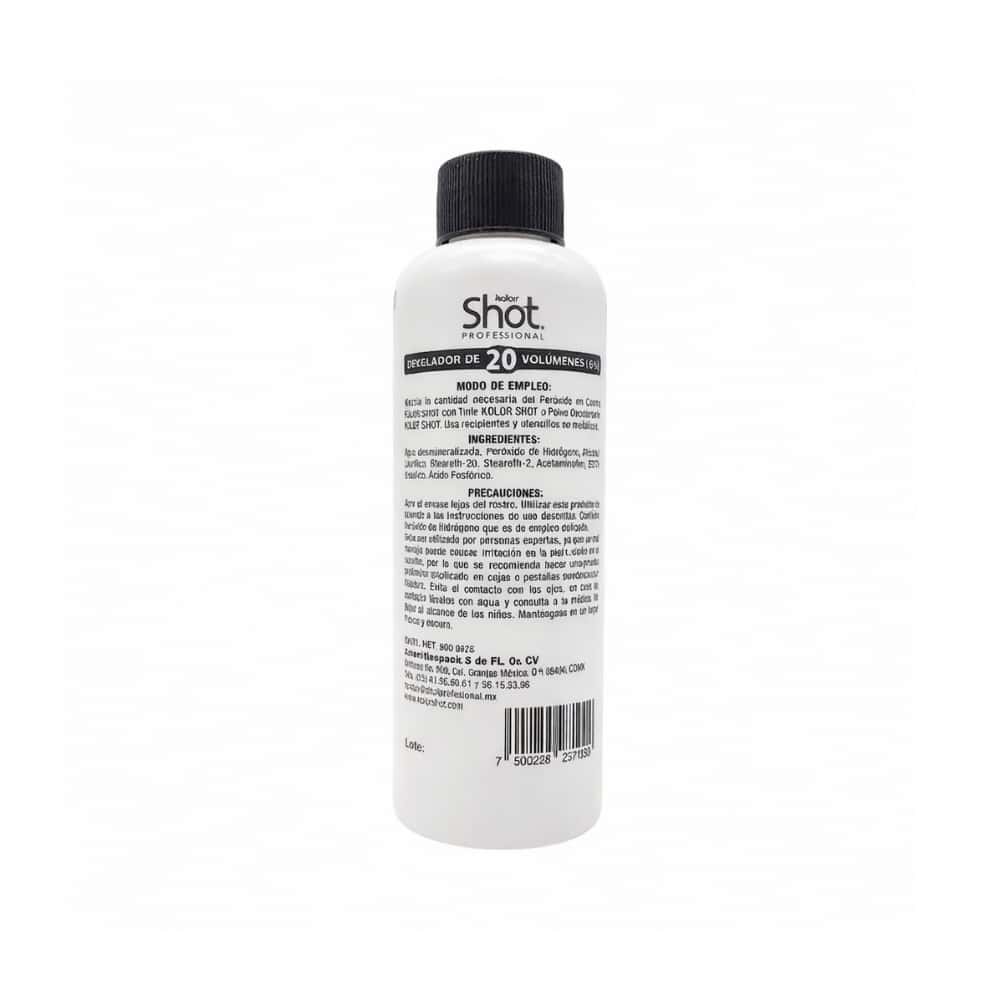 Peróxido en crema 20 vol. al 6% Kolor Shot Profesional (135 ml) - Miniatura 2
