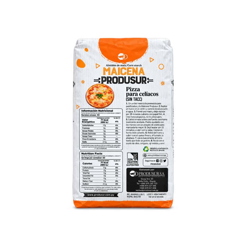 Maicena Produsur (1 Kg / 2.2 lb) - Miniatura 3