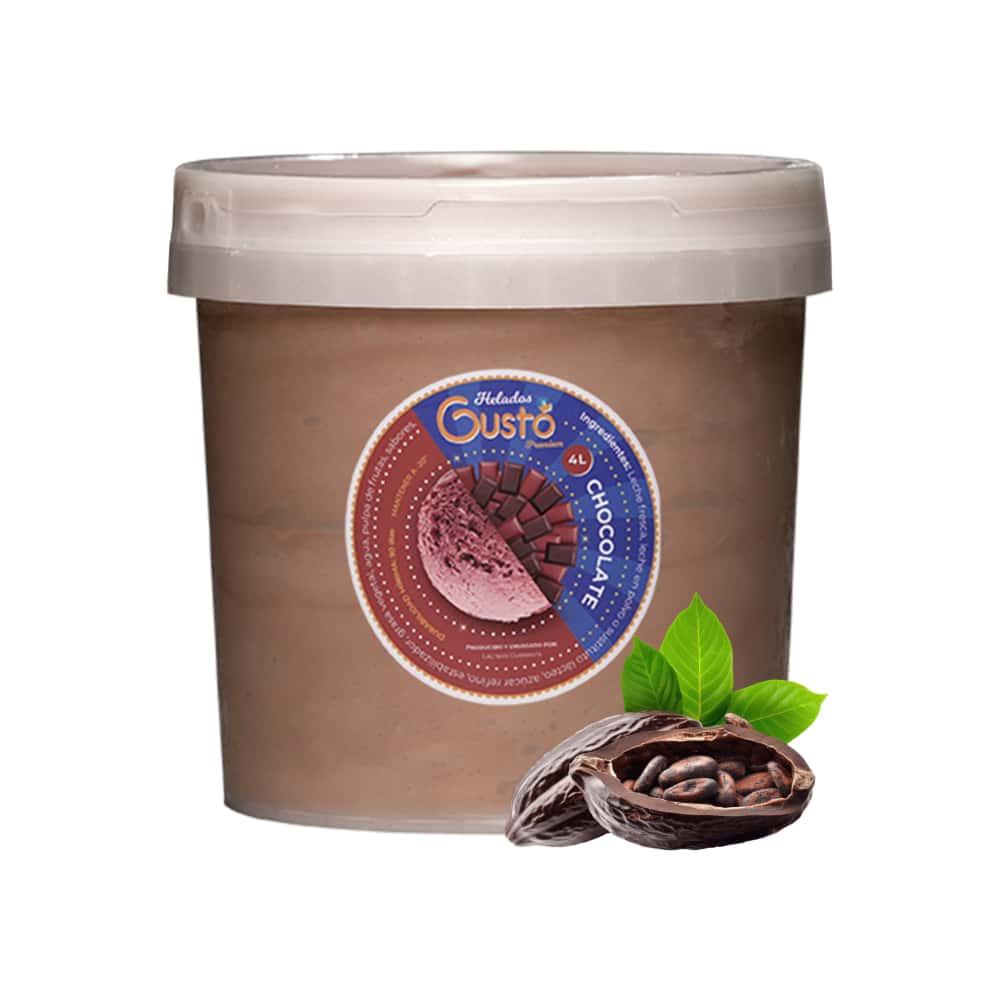Helado Premium de chocolate Gustó (4 L) - Miniatura 1