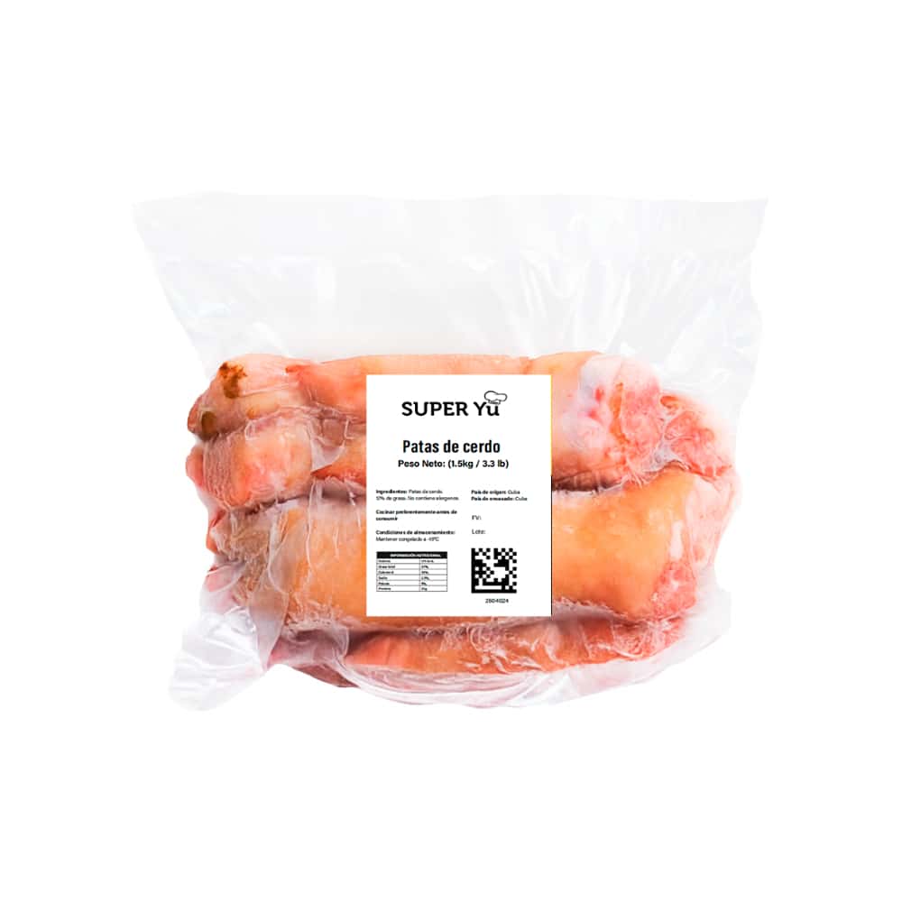 Patas de cerdo Super Yu (1.5 kg / 3.3 lb) - Miniatura 3