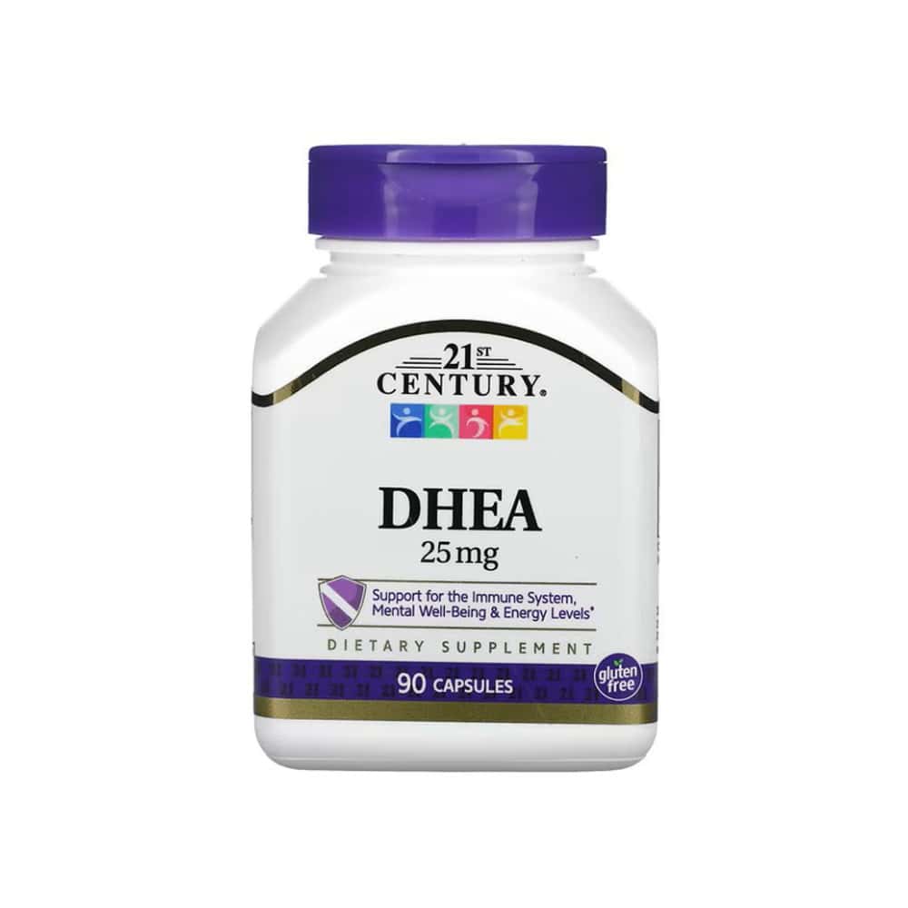 DHEA. Dehidroepiandrosterona 25 mg 21st Century (90 cápsulas) - Miniatura 3