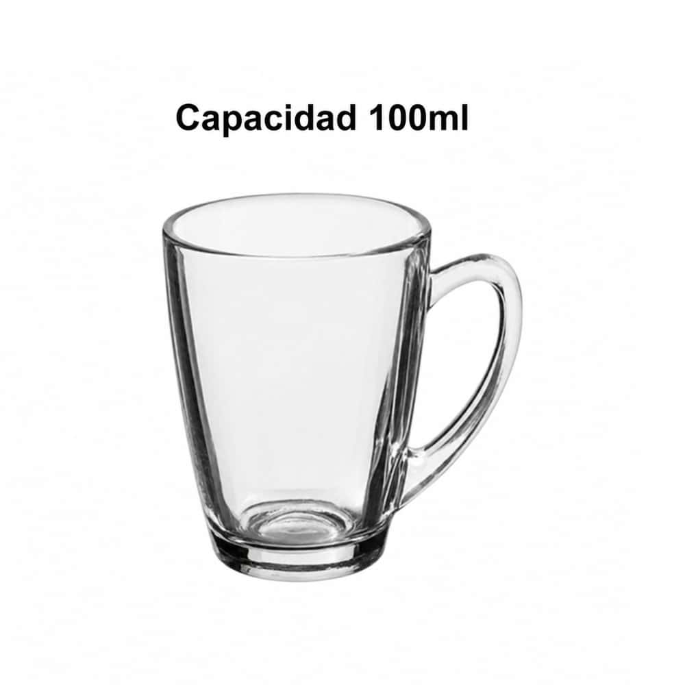 Conjunto de tazas cristal café cortado 100 ml Alessandro (6 U) - Miniatura 2