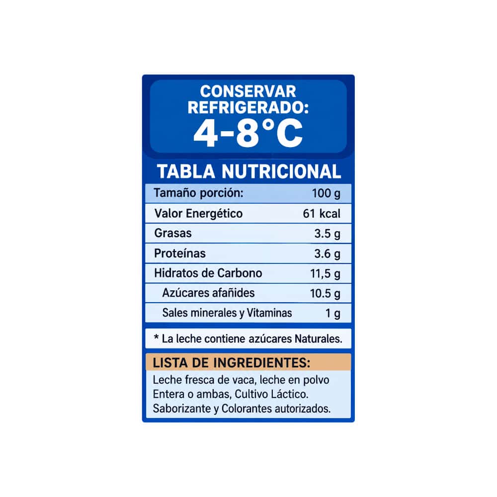 Yogurt sabor platanito Don Reyes (1 L) - Miniatura 3