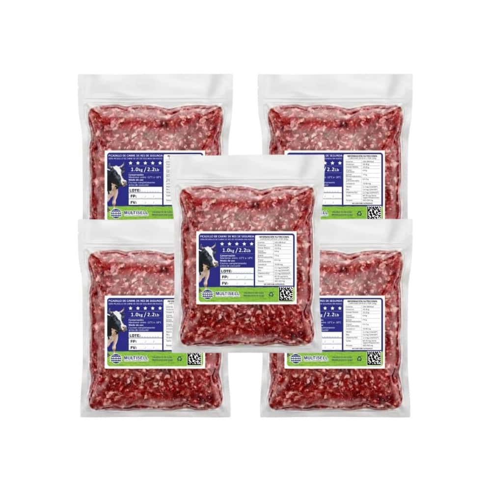 Picadillo de carne de res de segunda Multisell (5 X 1.0 kg / 2.2 lb) - Miniatura 1