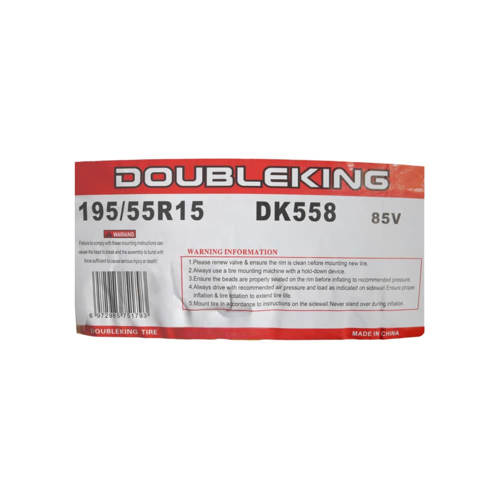 Neumático - goma - para carro 195 / 55 R15 Double King DK558 - Miniatura 3