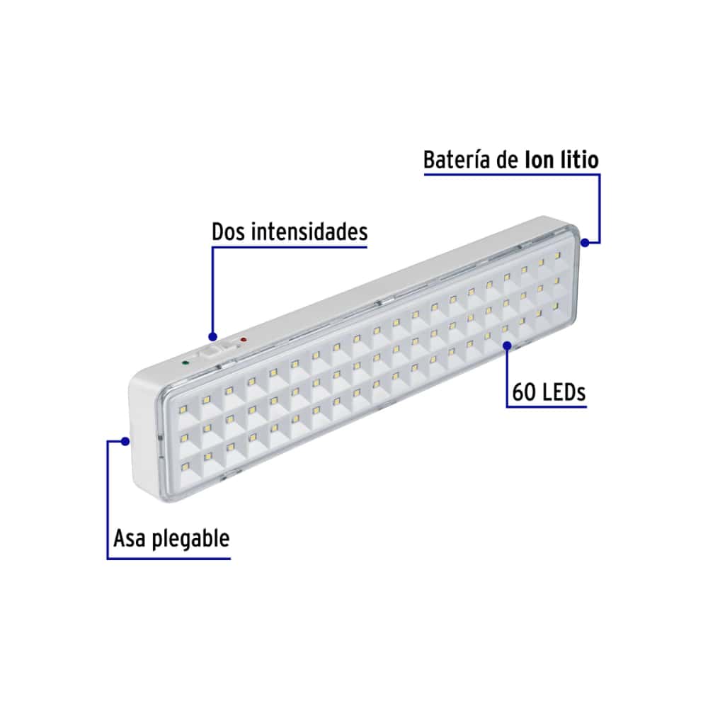 Lámpara LED recargable de emergencia Volteck 43008 - Miniatura 4