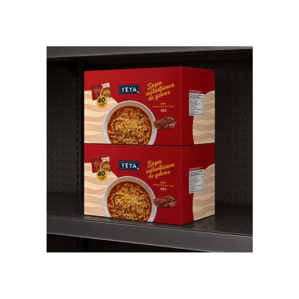 Sopa instantánea de fideos con sabor a res YEYA (40 x 75 g / 2.6 oz) - Miniatura 4
