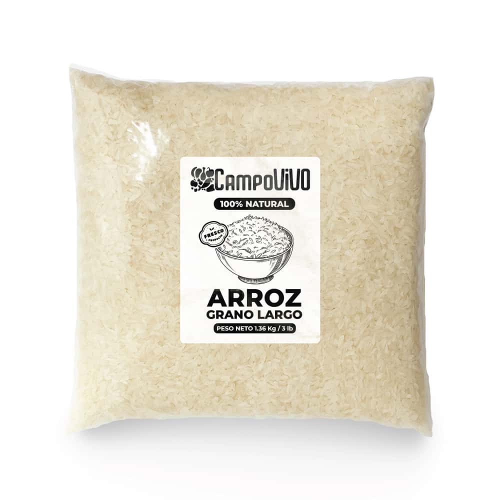Arroz de grano largo Campo Vivo (1.36 kg / 3 lb) - Miniatura 1