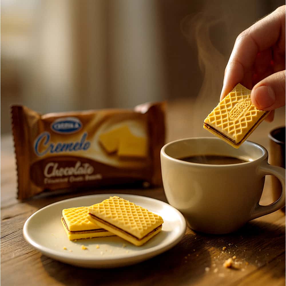 Galletas sándwich con crema sabor a chocolate Cremelo Mrs. Bector's Cremica (440 g / 15.5 oz) - Miniatura 5