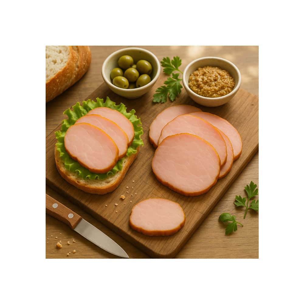 Chuletas de lomo de cerdo ahumado sin piel y sin hueso Cuba Embutidos (1.8 kg / 4 lb) - Miniatura 5
