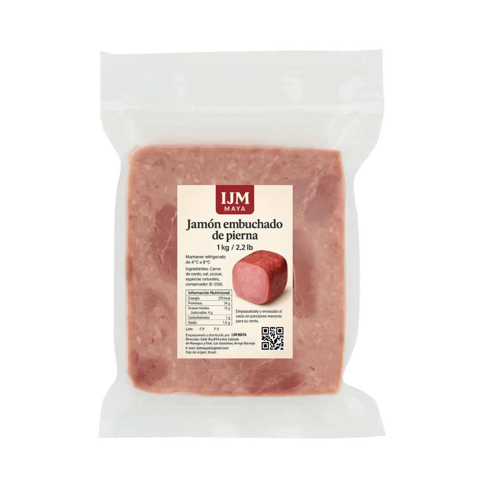 Jamón embuchado de pierna IJM Maya (1 kg / 2.2 lb) - Miniatura 3