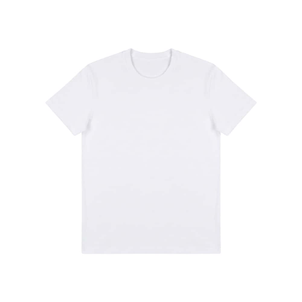 Camiseta de cuello redondo blanco de algodón para hombre Torbex (Talla XL) - Miniatura 1