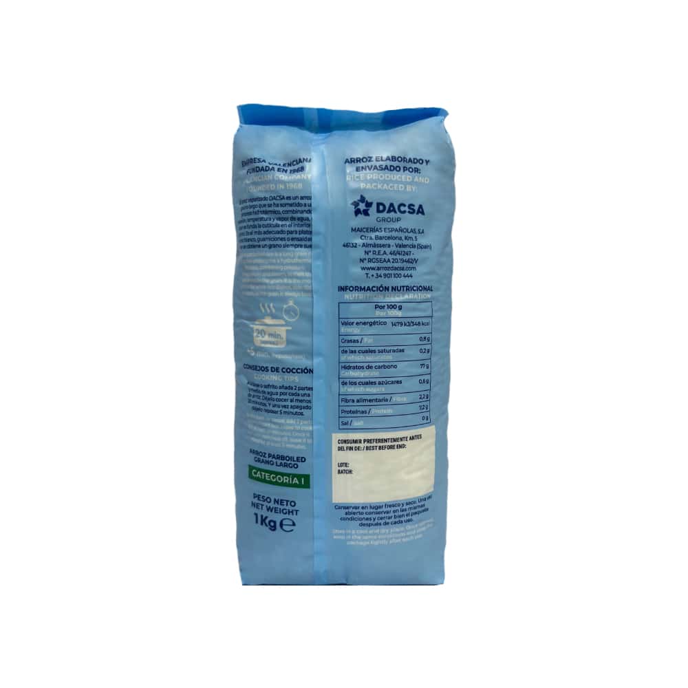 Arroz vaporizado (5 x 1 kg / 2.2 lb) - Miniatura 3