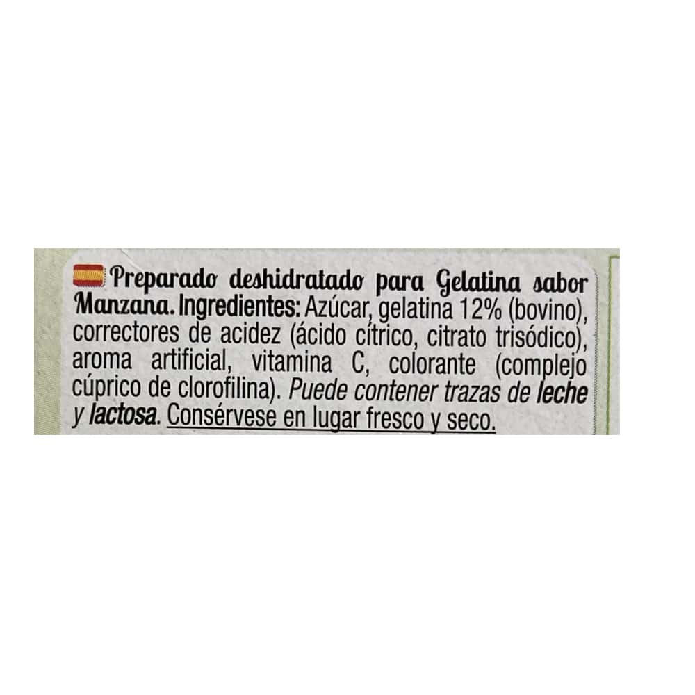 Gelatina sabor a manzana Calnort (170 g / 6 oz) - Miniatura 2