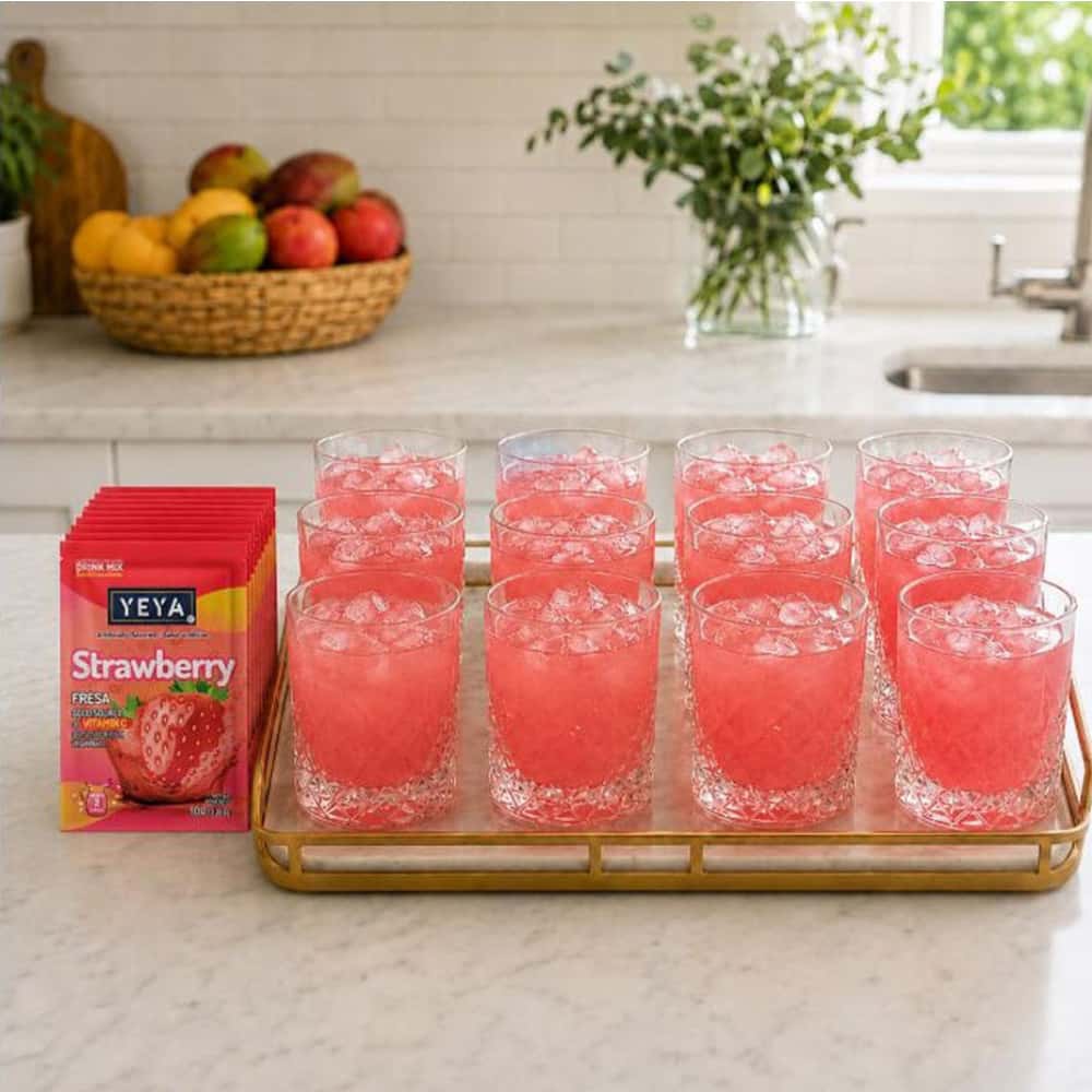 Refresco instantáneo sabor fresa YEYA (26 x 10 g) - Miniatura 4
