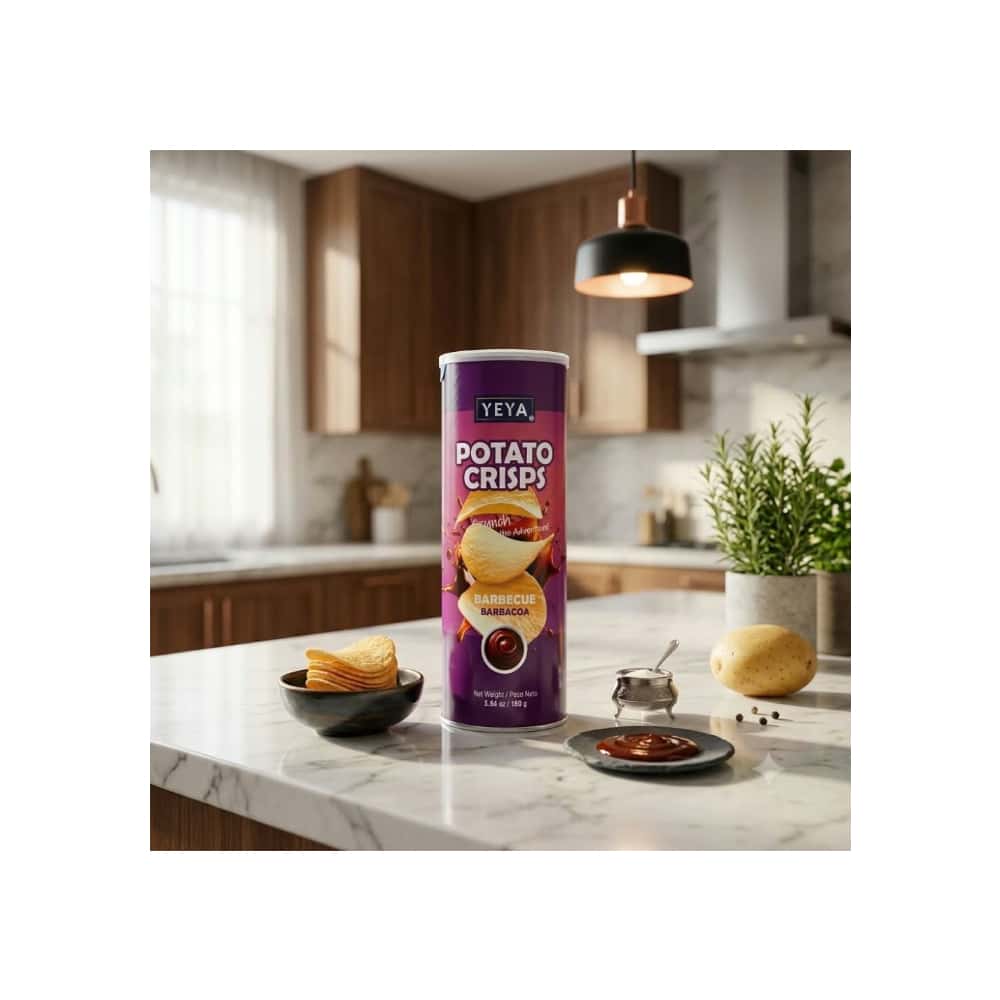 Papas fritas crujientes sabor barbacoa YEYA (6 X 160 g / 5.64 oz) - Miniatura 5