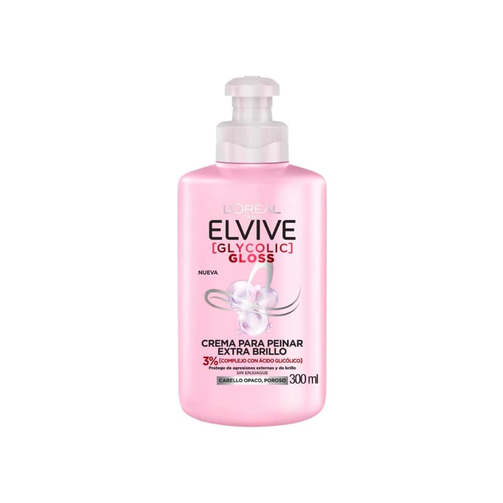 Crema para peinar Extra Brillo L'Oréal Paris Elvive (300 ml) - Miniatura 1