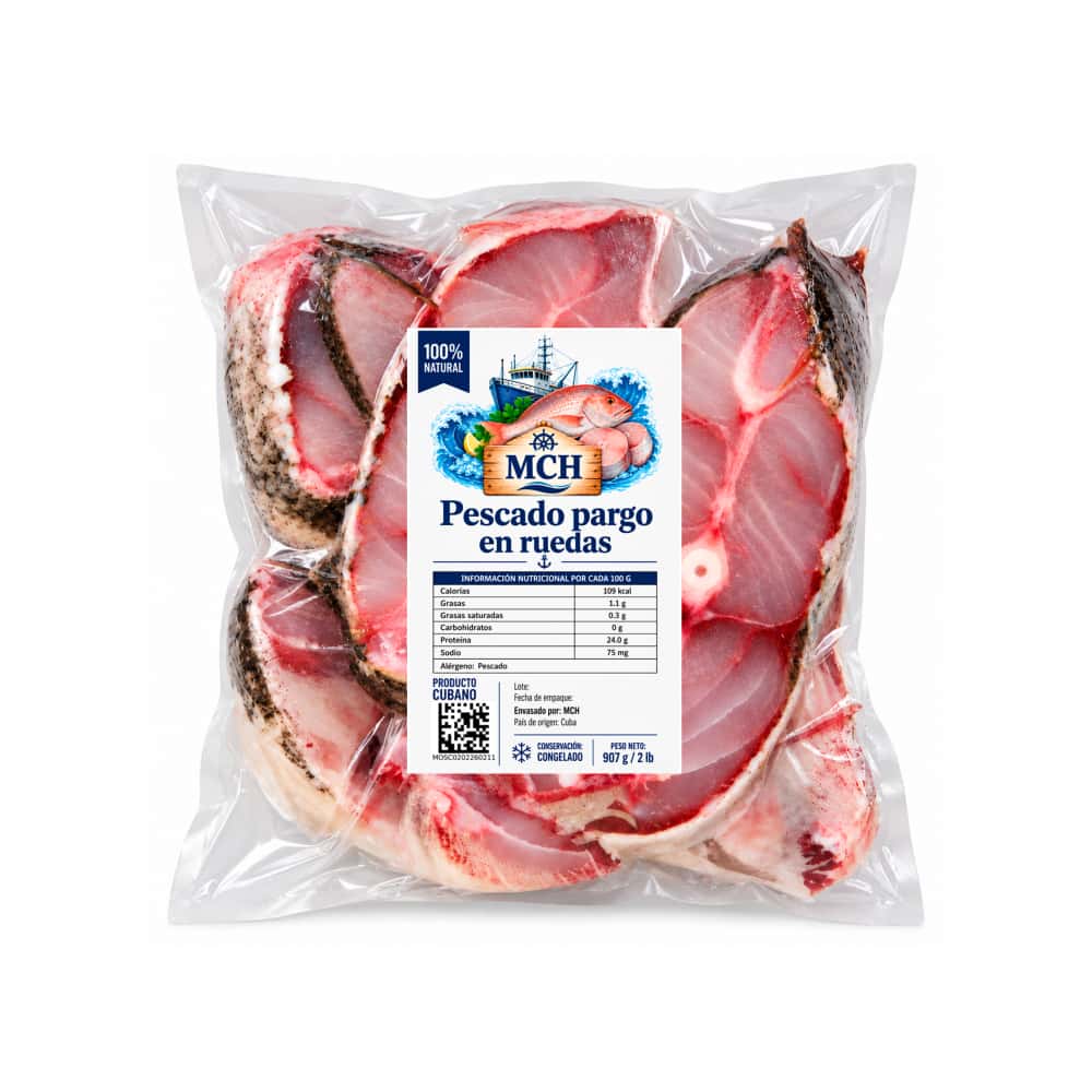 Pescado pargo en ruedas MCH (907 g / 2 lb) - Miniatura 1