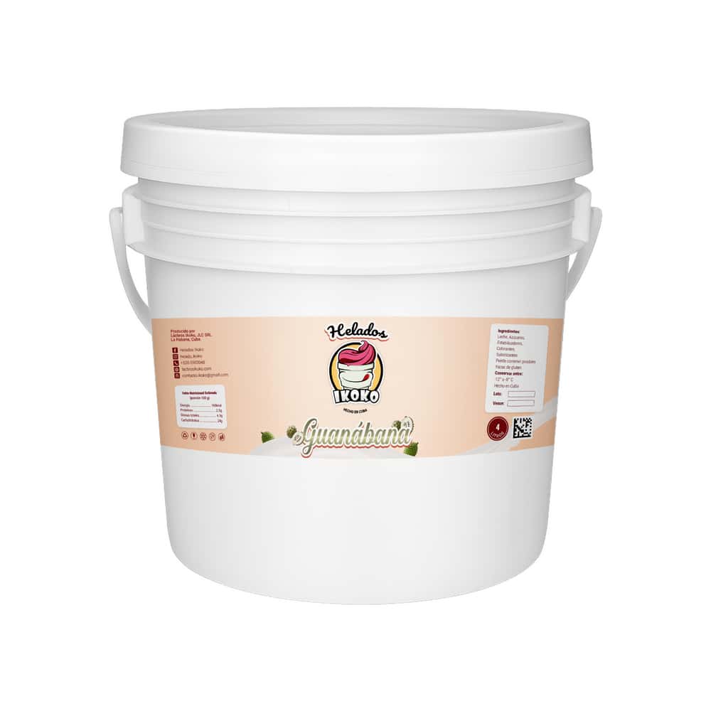 Helado sabor guanábana IKOKO (4 L) - Miniatura 1