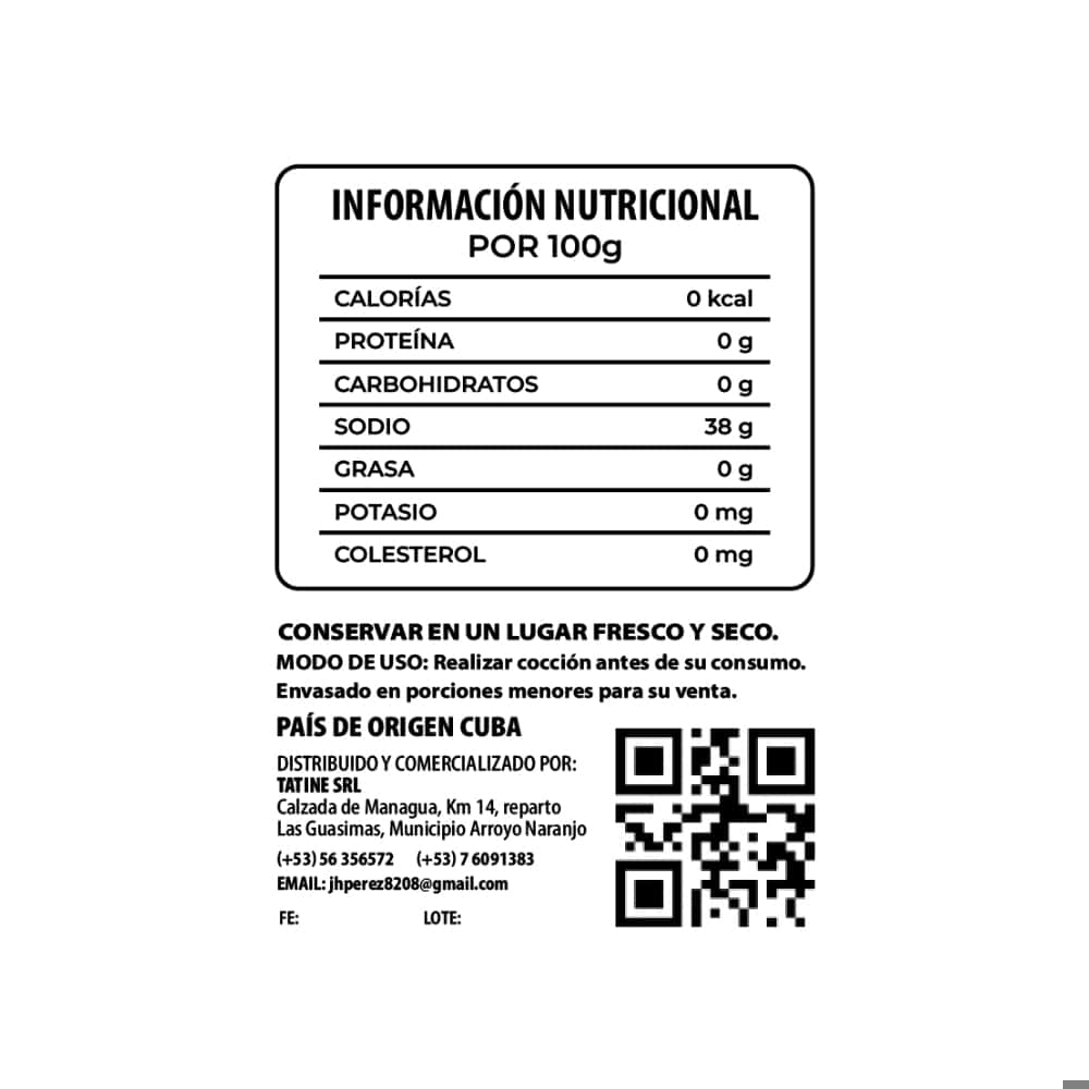 Sal común LJD (1 kg / 2.2 lb) - Miniatura 3