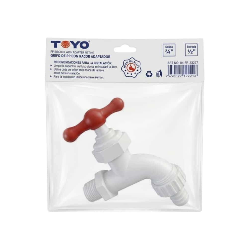 Grifo de polipropileno Toyo (1 U) - Miniatura 3