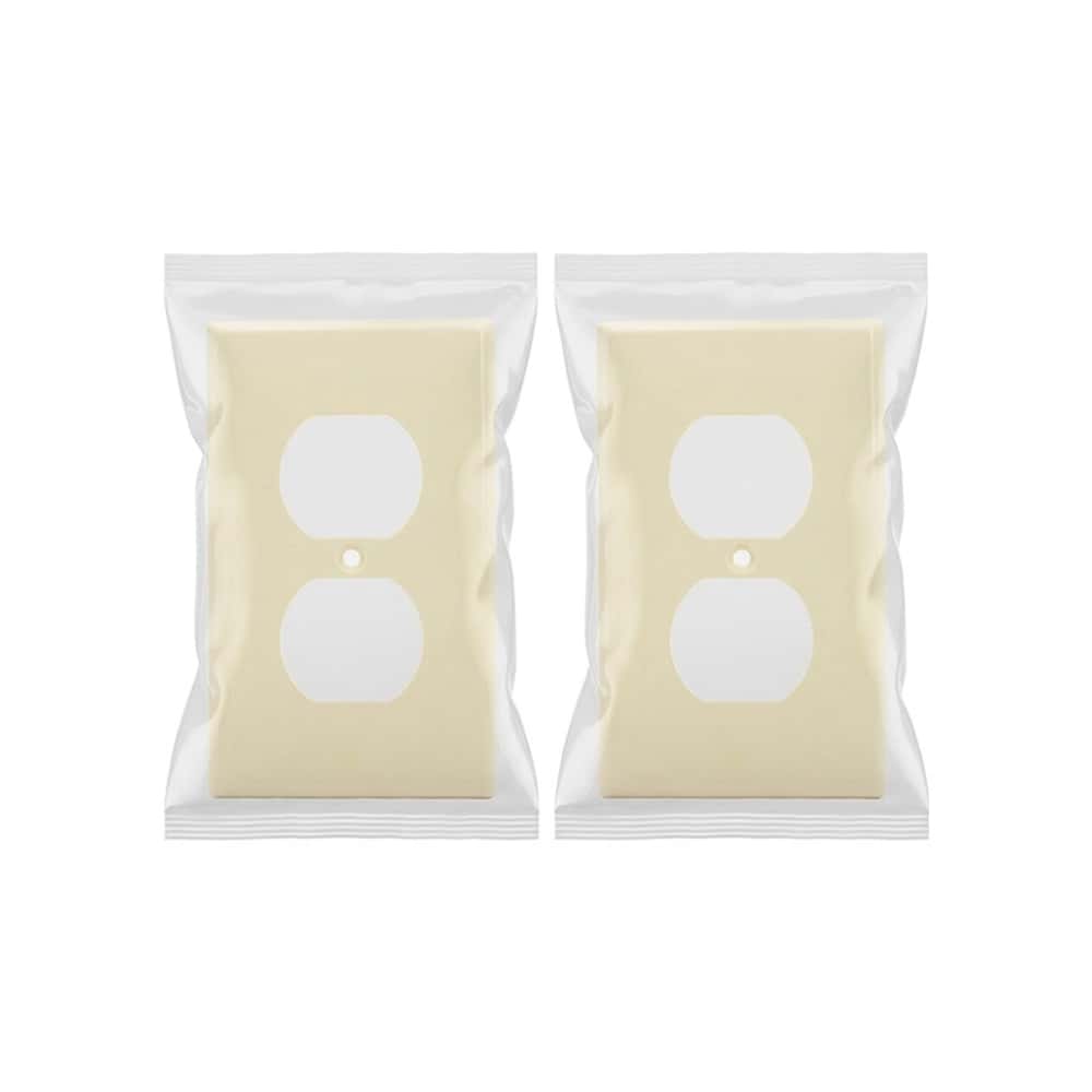 Set de 2 tomacorriente doble de 125 V / 15 A con tapa Troen - Miniatura 3