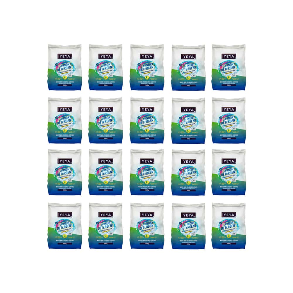 Detergente en polvo con aroma a limón YEYA (20 x 500 g / 1.1 lb) - Miniatura 1