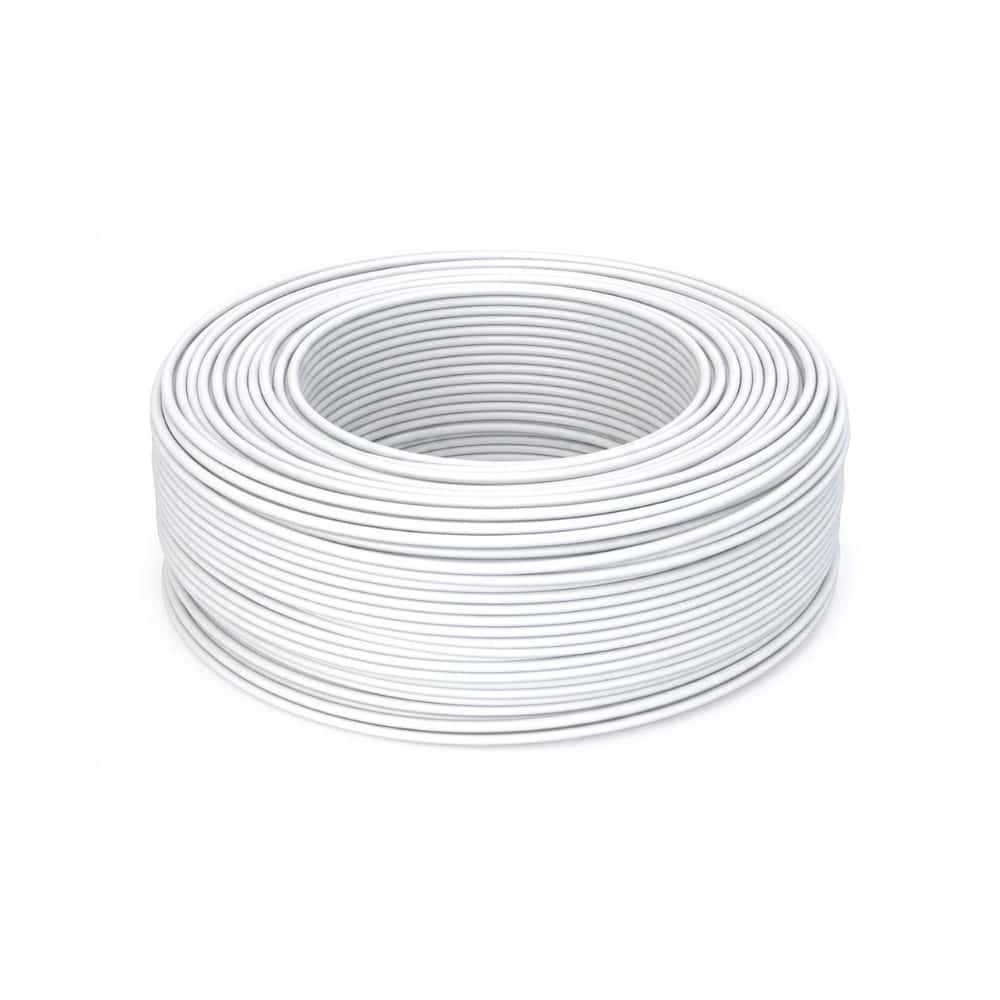 Cable conductor eléctrico color blanco calibre 10 AMG Eslak (100 m) - Miniatura 1
