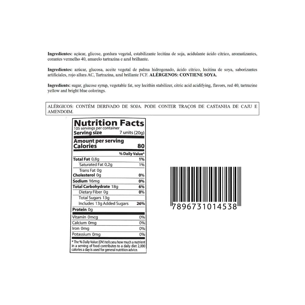 Caramelos masticables de yogurt crema surtidos (300 g / 10.6 oz) - Miniatura 3